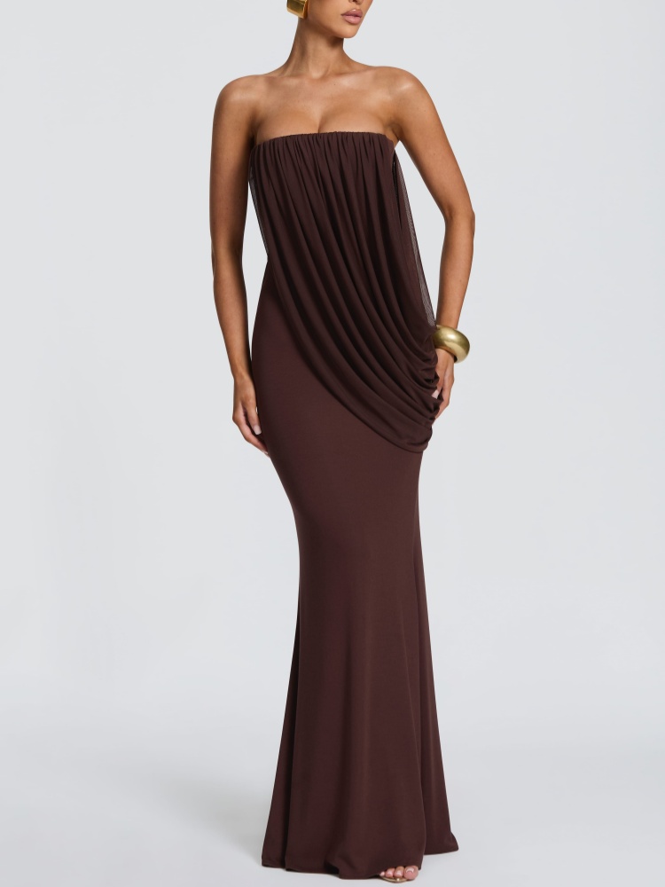 Элегантное вечернее платье-рус – обзор и цена Bodycon Dress Women
