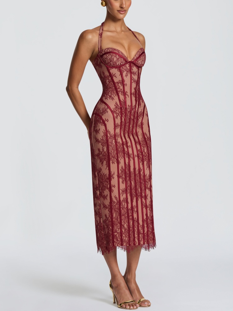 Элегантное вечернее платье-мид – обзор и цена Bodycon Dress Women